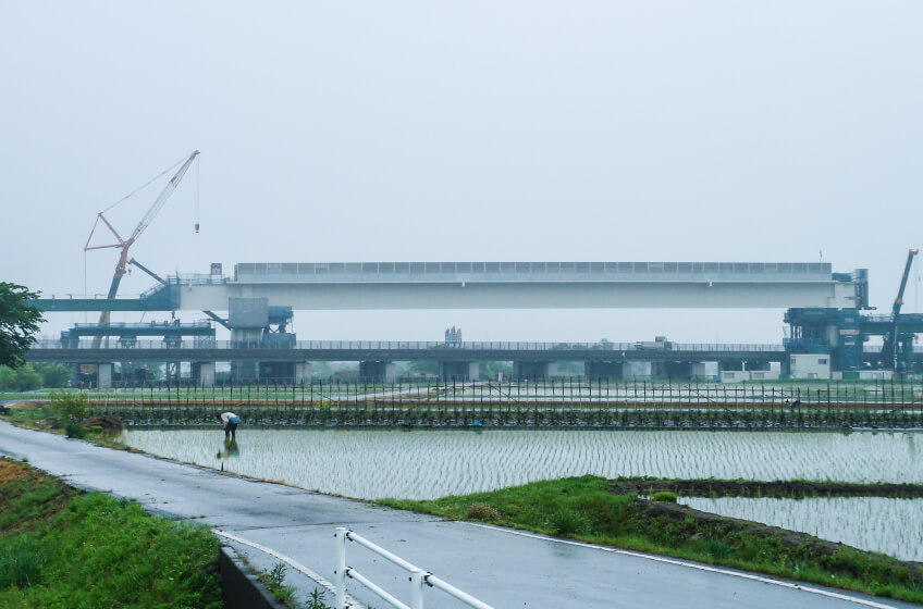 北陸新幹線 浅生橋りょう